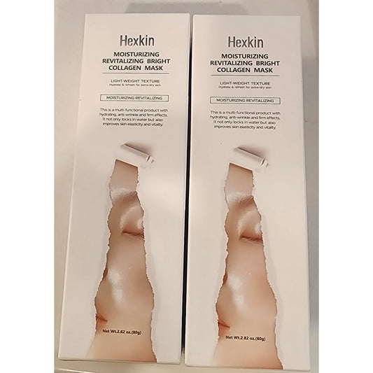 Hexkin Collagen Mask 2‑Pack – Moisturizing Revitalizing Brightening – NEW