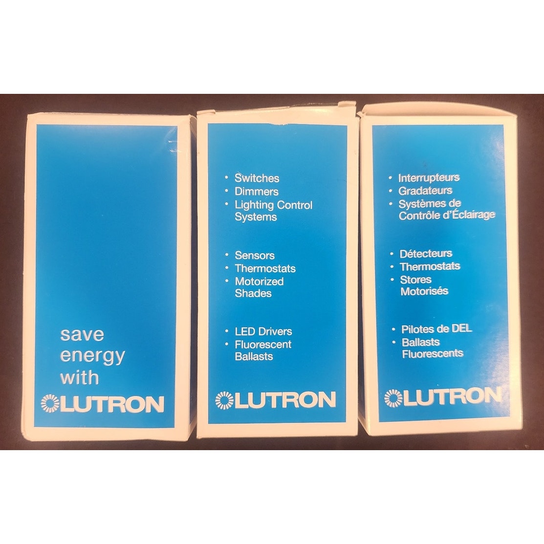 Lutron Energy‑Saving Lighting Control 3‑Pack – New Boxes