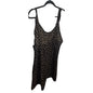 Vintage Style Black & White Polka Dot Fit & Flare Dress - Size XL