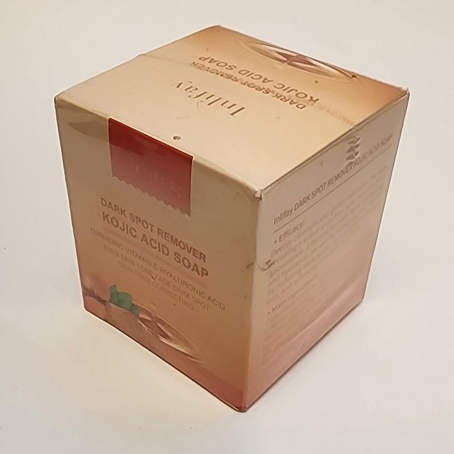 Inlifay - Dark Spot remover - Kojic Acid Soap - Even Up Skin Tones - Exp 11/2027