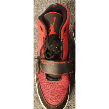 Nike Air Jordan 1 Flight 4 Mens Size 11 Black Gym Red High Top Shoes Sneakers