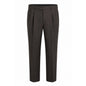 Perry Ellis Portfolio Mens 38/34 Dark Gray Cuffed Dress Pants Slacks Flat Front