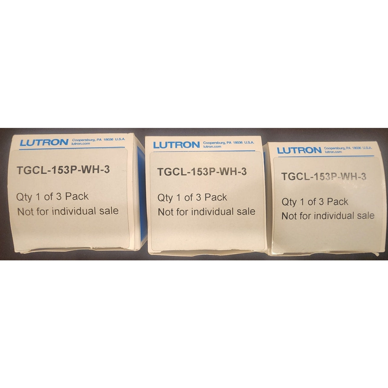 Lutron Energy‑Saving Lighting Control 3‑Pack – New Boxes