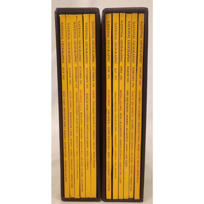 National Geographic Bound Volumes 1992 – Jan–June & July–Dec – Set of 2