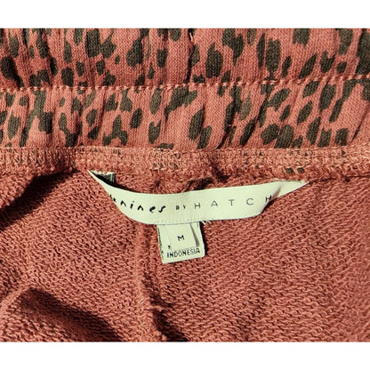 Maternity Sweat Pants by The Nines By Hatch - Berry Multi Colored-XS