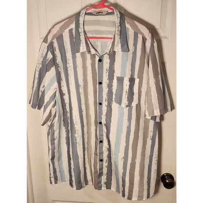 Votpove Mens XXL Short Sleeve Button Down Casual Shirt Graphic Pattern