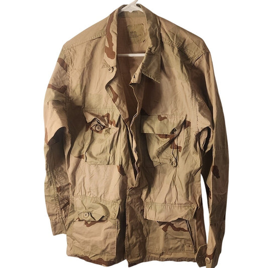 US Army Desert Camo Coat Medium‑Long – 3‑Color DBDU – Good Condition