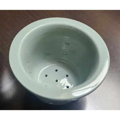 Chinese Blue & White Porcelain Dragon Tea Mug with Lid & Infuser - New In Box