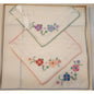 2 Different - Vintage Embroidered Handkerchief Sets - Same Box - All Cotton