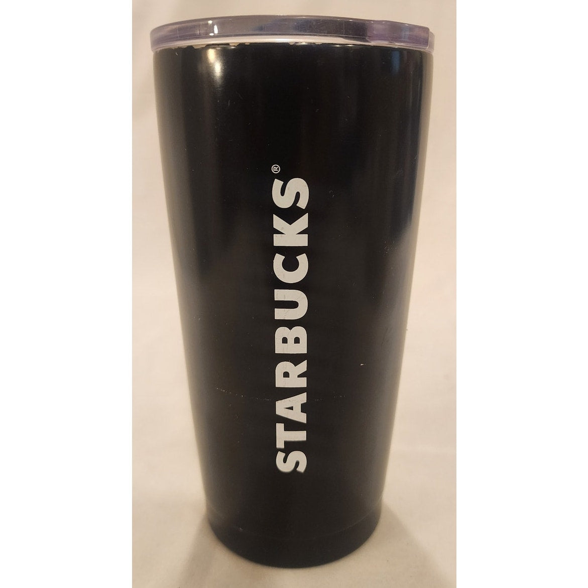 Black Stainless Steel Vacuum Tumbler Used Paint Wear