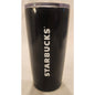 Black Stainless Steel Vacuum Tumbler Used Paint Wear