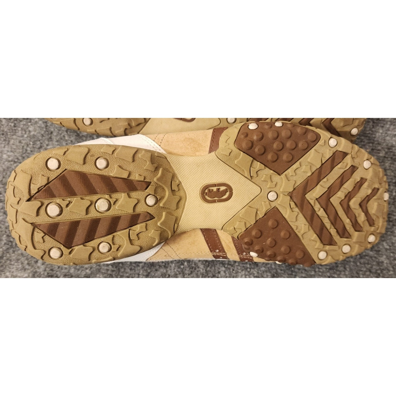 Marc Ecko Unltd Donovan Sneakers Mens Size 10.5 White Tan Leather Shoes 24126