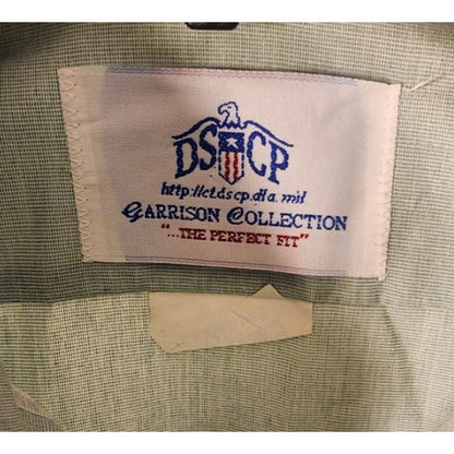 Garrison Collection By Davids Green Long Sleeve Button Up Shirt 16.5 34/35