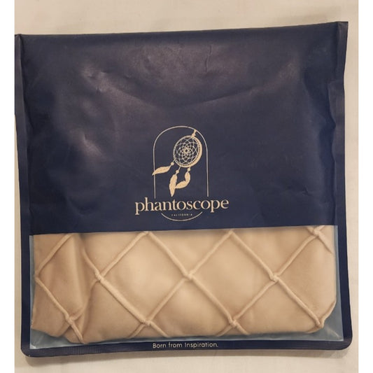 2 total - Phantoscope - 18" x 18" - Rose/Beige velvety - Pillow/Cushion covers