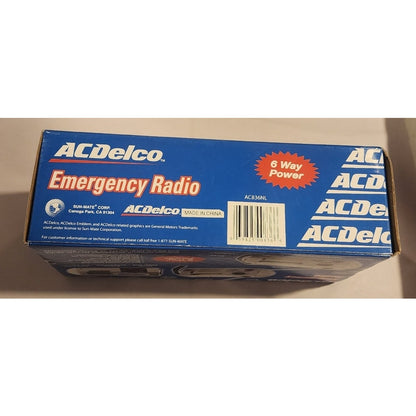 New Sealed ACDelco Emergency Radio Hand Crank Dynamo Flashlight Siren AC836NL