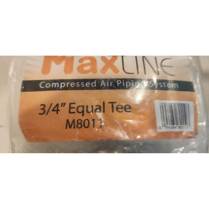 MaxLine 3/4" Equal Tee Fitting M8011 Compressed Air Piping Union 3-Way