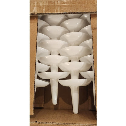 50 Pack Clear Plastic Candle Holders Cups Containers for Votive Tealight Candles