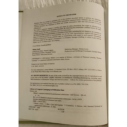 Milady’s Standard Textbook for Professional Estheticians – Revised Edition