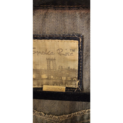 American Themed Jeans Jacket - Smoke Rise - Large
