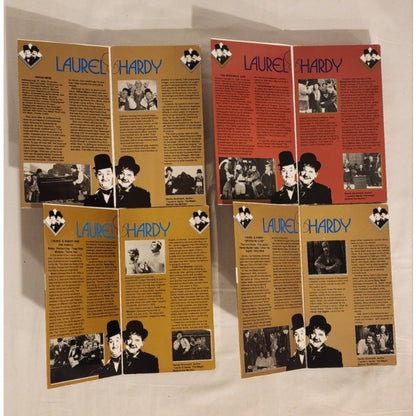 Laurel & Hardy Classic Collection VHS Lot of 4
