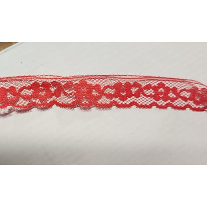 250+ Yards - RED Lace Trim - 3/4" - Native Textiles - #23666 - Red - web 978162