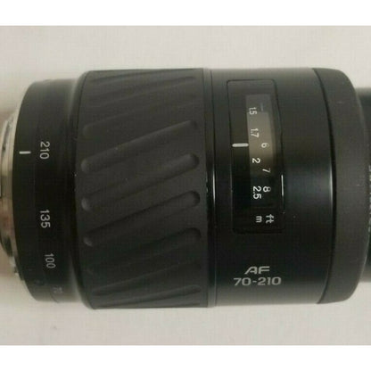 Minolta AF 70-210 Telephoto Zoom Lens - 1:4.5 (22) - 5.6 - With Hood