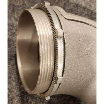 Bridgeport 814-DC2 4 in. 90 Deg FMC Connector Flexible Metal Conduit Fitting NIB