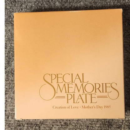 Vintage 1985 Avon Mothers Day Plate Creation of Love 5 Inch Porcelain Boxed COA