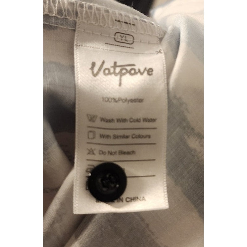 Votpove Mens XXL Short Sleeve Button Down Casual Shirt Graphic Pattern