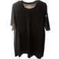 Fila Mens XXL Short Sleeve Activewear Shirt Black Micro Dot Mesh Performance