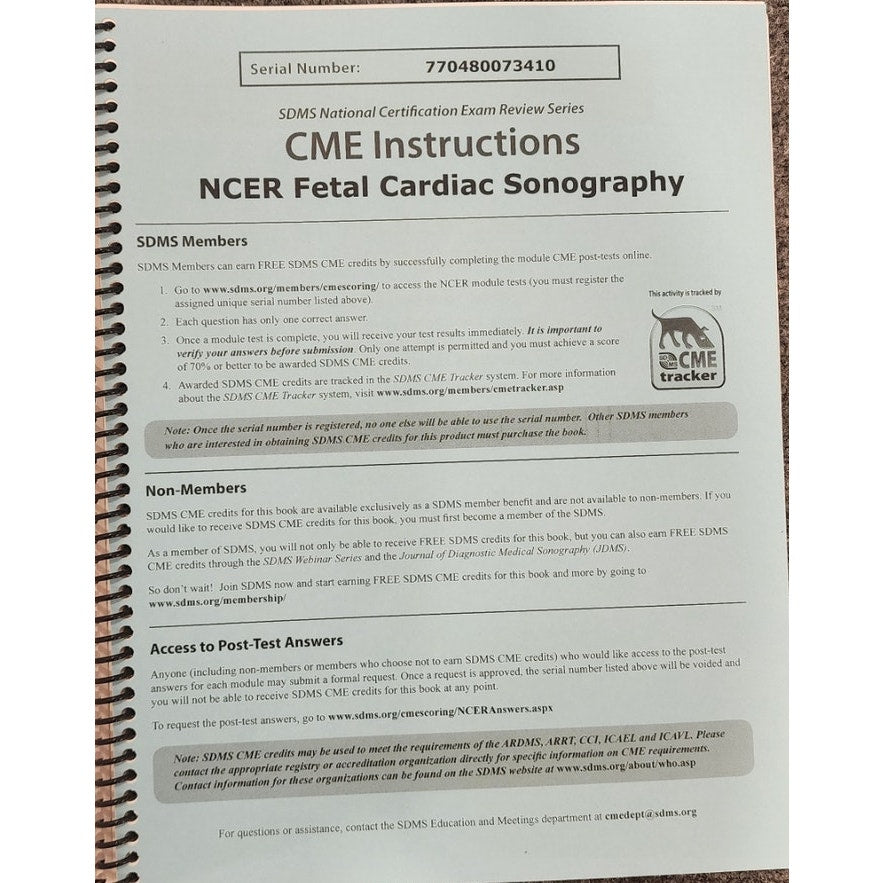 NCER Ultrasound Review Manuals 4 Book Set Cardiac Vascular 2009