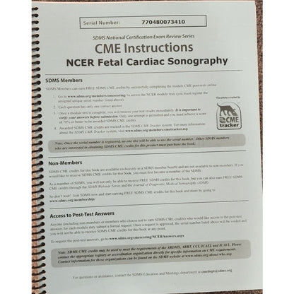 NCER Ultrasound Review Manuals 4 Book Set Cardiac Vascular 2009