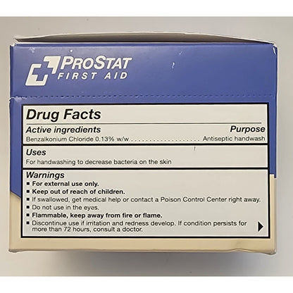 PROSTAT - First Aid Antiseptic Wipes - 20 Wipes - Exp 05/2028