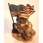 Boyds Bears Uncle Elliot Stars Stripes American Flag Figurine 2277923