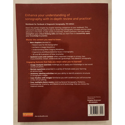 Workbook for Textbook of Diagnostic Sonography 7th Edition Hagen-Ansert Unused