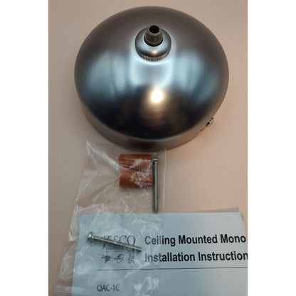 Jesco Lighting - QAC-1CSN - Ceiling Mono Point Canopy - Satin Nickel Finish