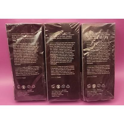 3 Pack - Velamo Black Mask - Blackhead Remover - Deep Cleaner - 2.12 fl oz each
