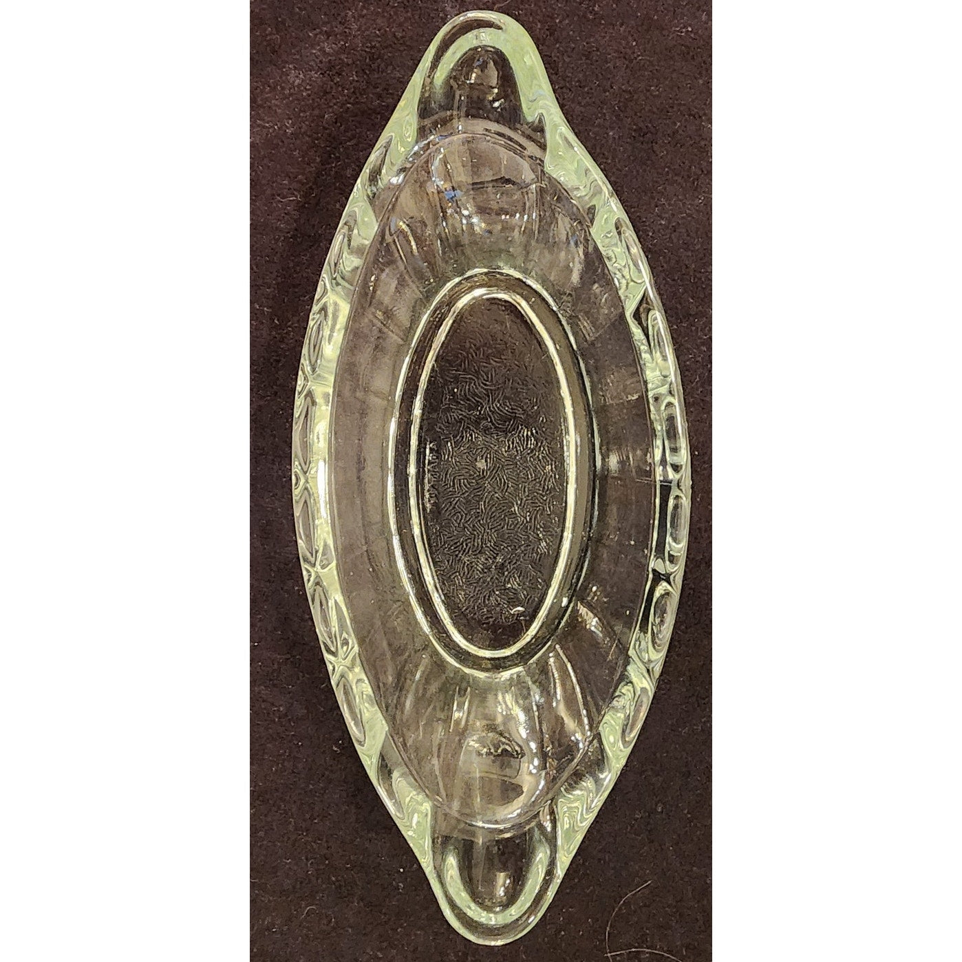 Vintage Pressed Glass Relish Dishes – Set of 3 – CANADA – Clear Serving Dishes