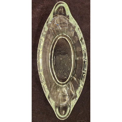 Vintage Pressed Glass Relish Dishes – Set of 3 – CANADA – Clear Serving Dishes