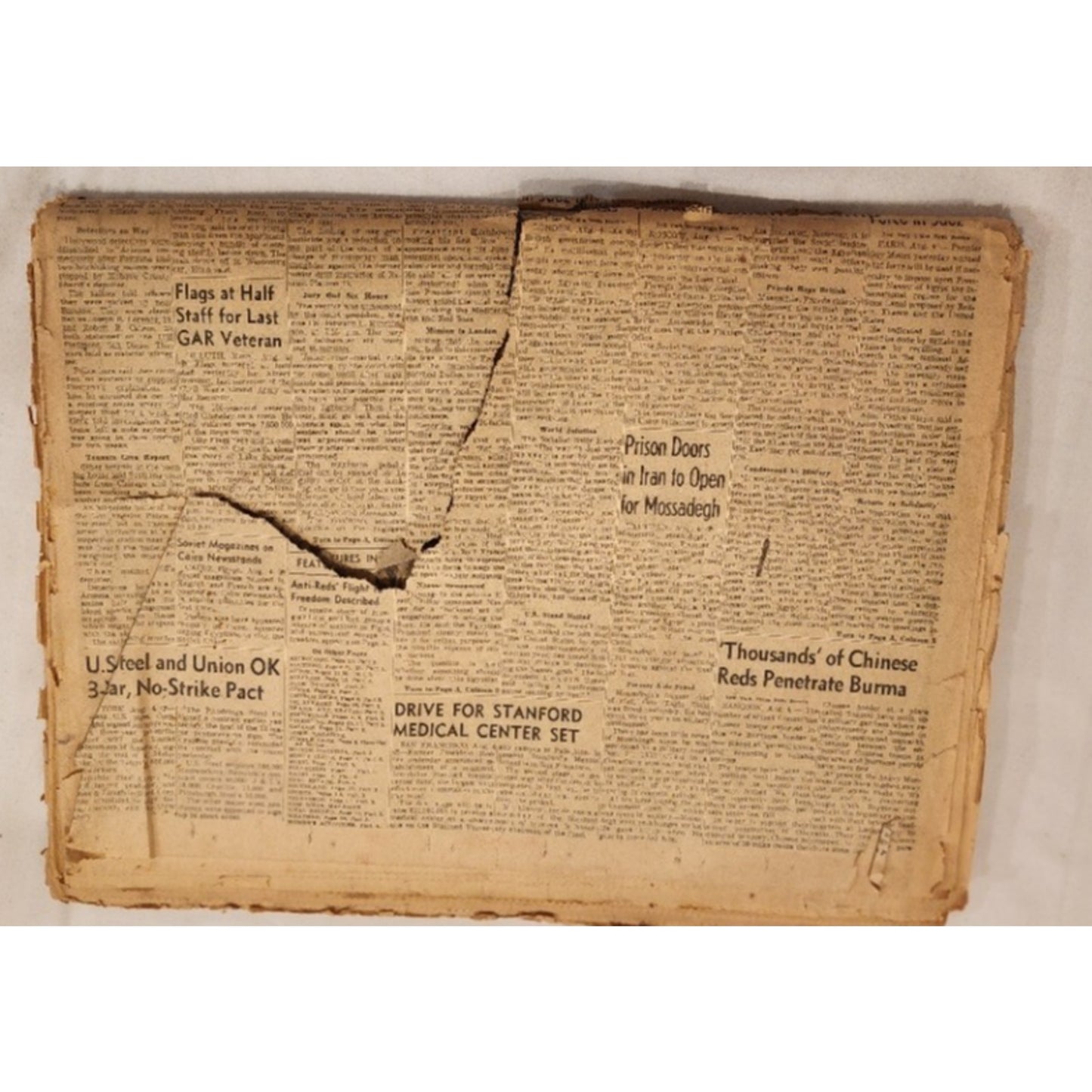 Aug 5, 1956 LOS ANGELES TIMES - Dulles Warns Suez Grab Can't go Unchallenged