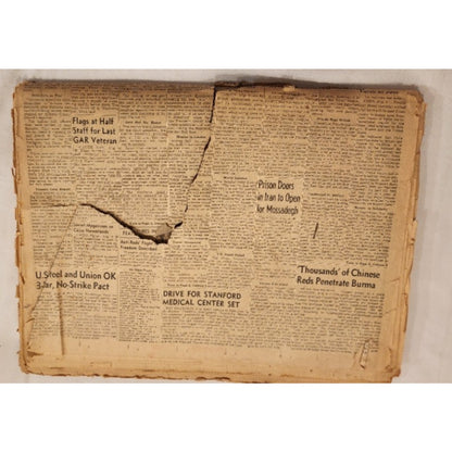 Aug 5, 1956 LOS ANGELES TIMES - Dulles Warns Suez Grab Can't go Unchallenged