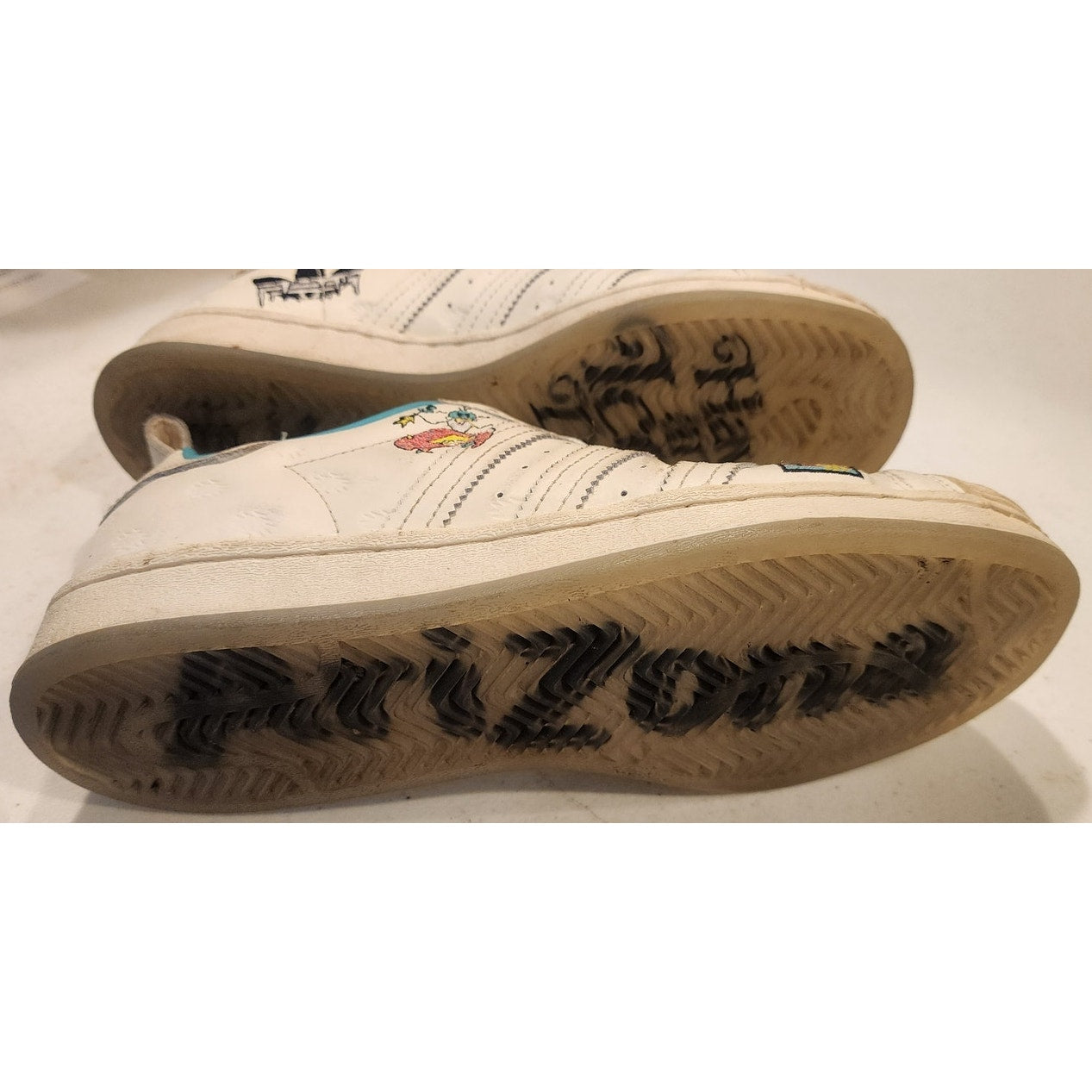 Adidas Arizona Iced Tea Continental Vulc Lemon White Teal Mens 6 Womens 7.5