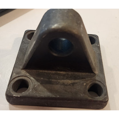 (BDEB-07) - Eye Bracket - 3.5''x3.5'' Base - 0.75'' Pin Hole - Black