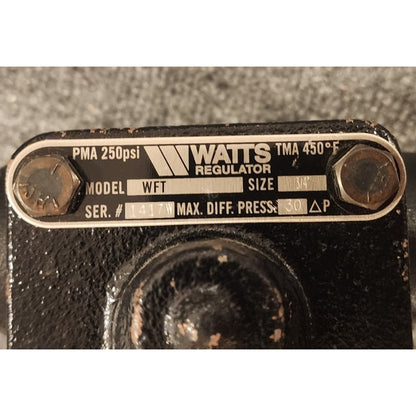 Watts WFT 3/4" Float & Thermostatic Steam Trap PMA 250 PSI Max Diff 30 Delta P