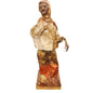 Vintage Handmade Mexican Folk Art Paper Mache Woman Terracotta Jug Figurine 11"
