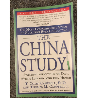 The China Study T Colin Campbell Paperback Book 9781932100662 Health Nutrition