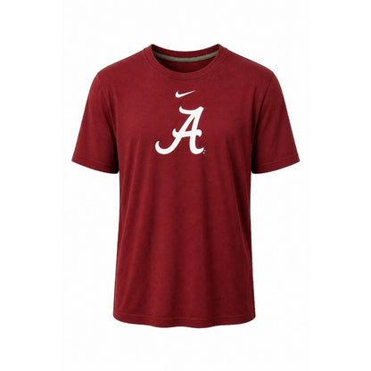 Nike Dri-FIT Alabama Crimson Tide Shirt Men's XL Crimson Red Script A T-Shirt