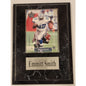 Emmitt Smith Dallas Cowboys Rookie Card Black Marble Wall Display Plaque Case