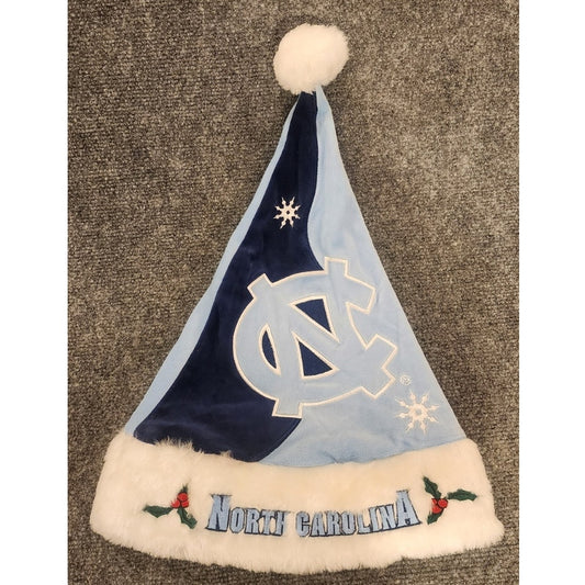 Vintage UNC Tar Heels Santa Hat Plush Gnome Christmas North Carolina Boars Head