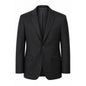 Joseph & Feiss Mens 46L Dark Gray Pinstripe Two Button Blazer Sport Coat Jacket